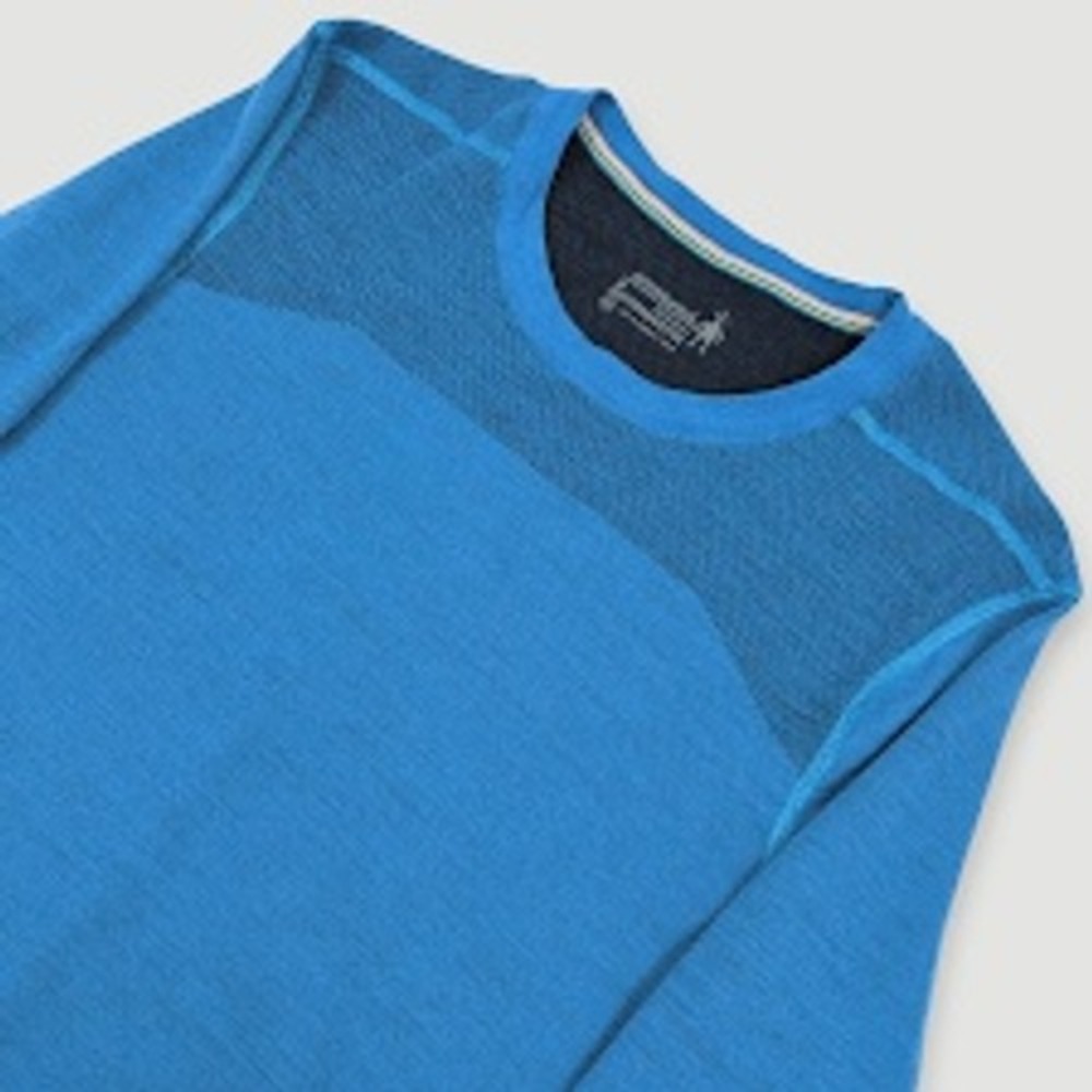 Smartwool Intraknit Thermal Merino 200 Base Layer Men Medium Blue Excellent Base
